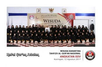 Foto Karantina Tahfizh AlQuran Nasional Angkatan XXV Akhwat 25