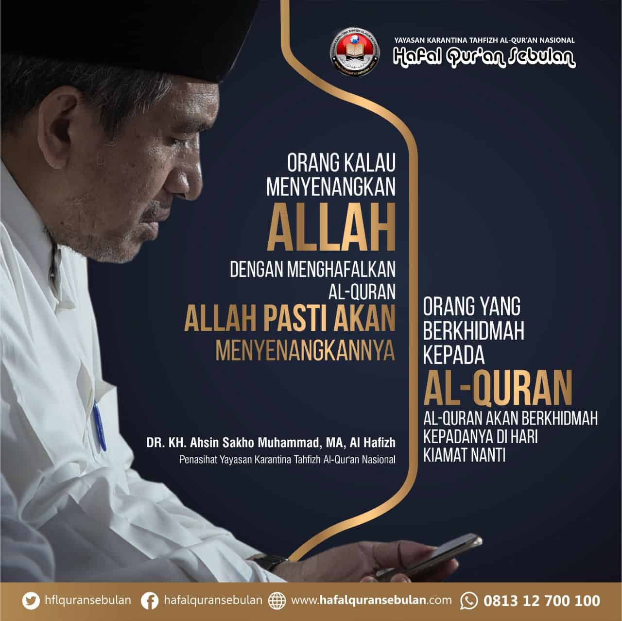 DR Ahsin Sakho Muhammad Karantina Hafal Quran Sebulan