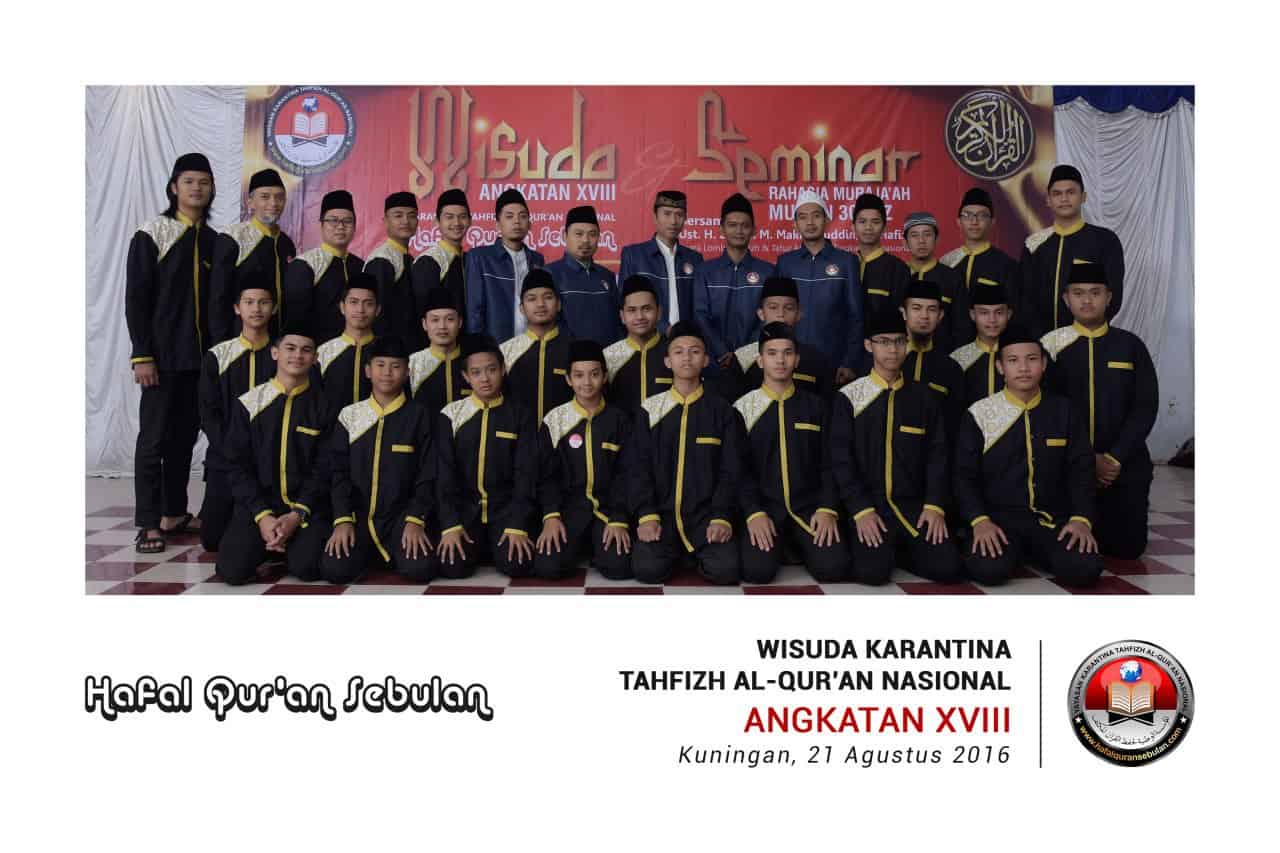 Karantina Tahfizh Al-Quran Nasional angkatan ke-18