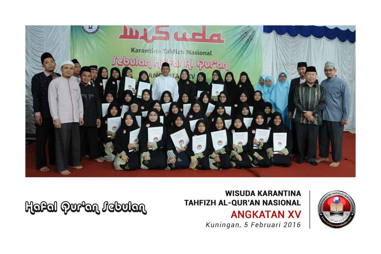 Karantina Tahfizh Al-Quran Nasional angkatan ke-15