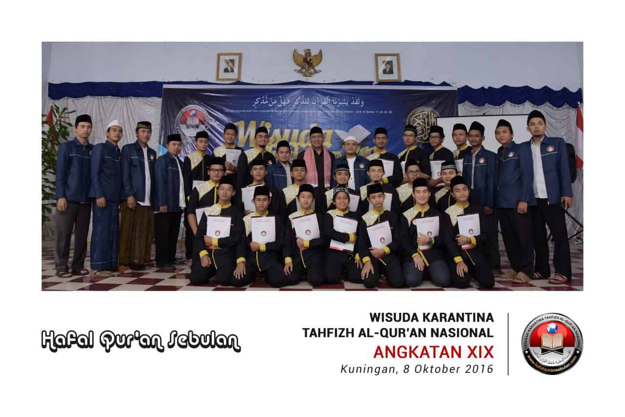 Karantina Tahfizh Al-Quran Nasional angkatan ke-19