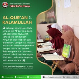Quotes Quran Karantina tahfizh alquran nasional