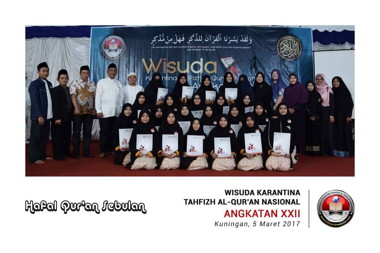 Foto Karantina Tahfizh AlQuran Nasional Angkatan XXII Akhwat 22