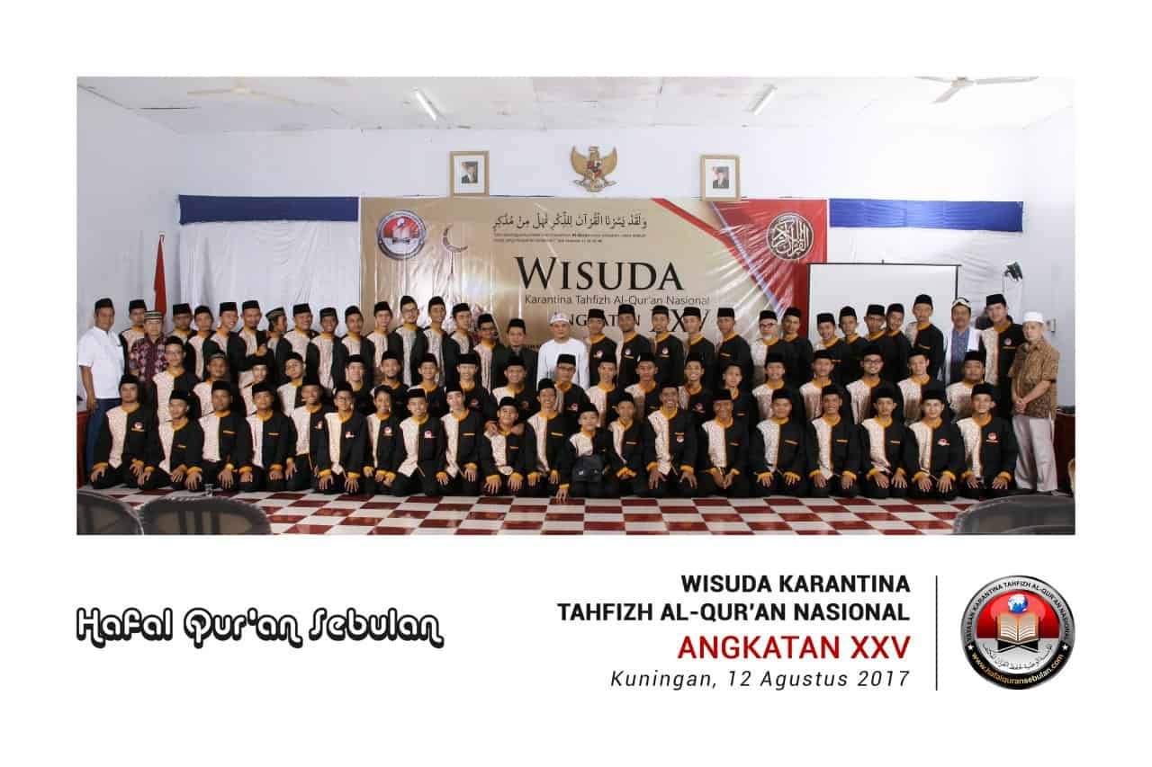 Foto Karantina Tahfizh AlQuran Nasional Angkatan XXV Ikhwan 25