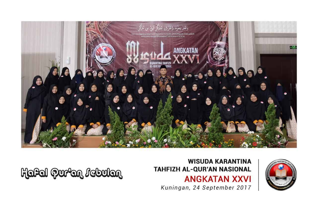 Foto Karantina Tahfizh AlQuran Nasional Angkatan XXVI Akhwat 26