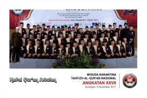 Foto Karantina Tahfizh AlQuran Nasional Angkatan XXVII Ikhwan 27