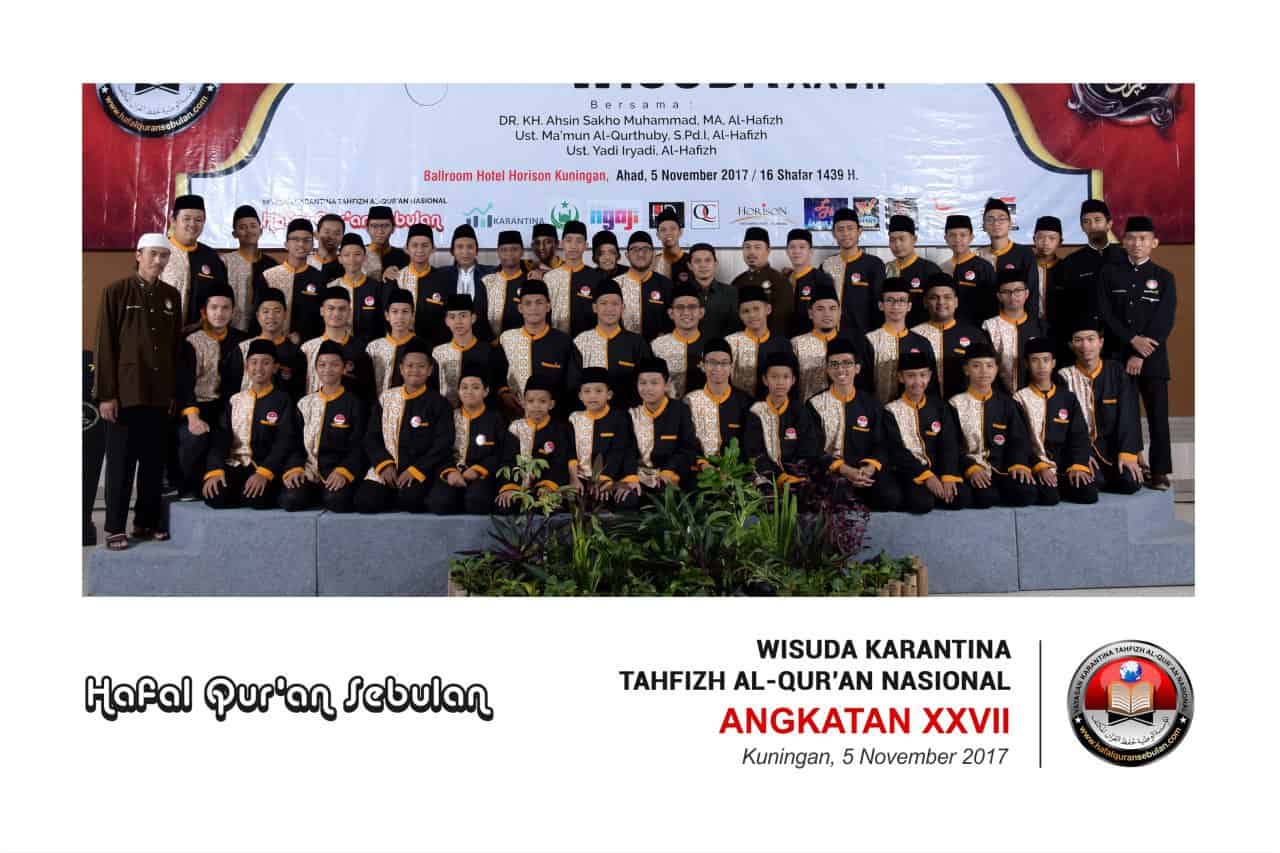 Foto Karantina Tahfizh AlQuran Nasional Angkatan XXVII Ikhwan 27