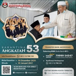 Karantina Tahfizh Al-Quran Nasional angkatan ke-53