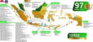 Peta sebaran mitra karantina tahfizh al-quran nasional