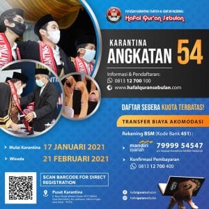 Karantina Tahfizh Al-Quran Nasional angkatan ke-54