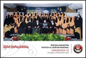 Wisuda Karantina Tahfizh Al-Quran Nasional angkatan ke-52 akhwat