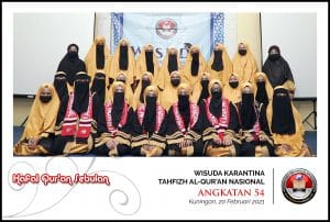 Wisuda Karantina Tahfizh Al-Quran Nasional angkatan ke-54 akhwat