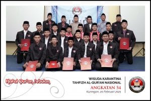 Wisuda Karantina Tahfizh Al-Quran Nasional angkatan ke-54 ikhwan