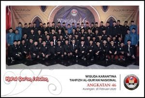 Wisuda Karantina tahfizh al-quran nasional angkatan ke-46 - ikhwan