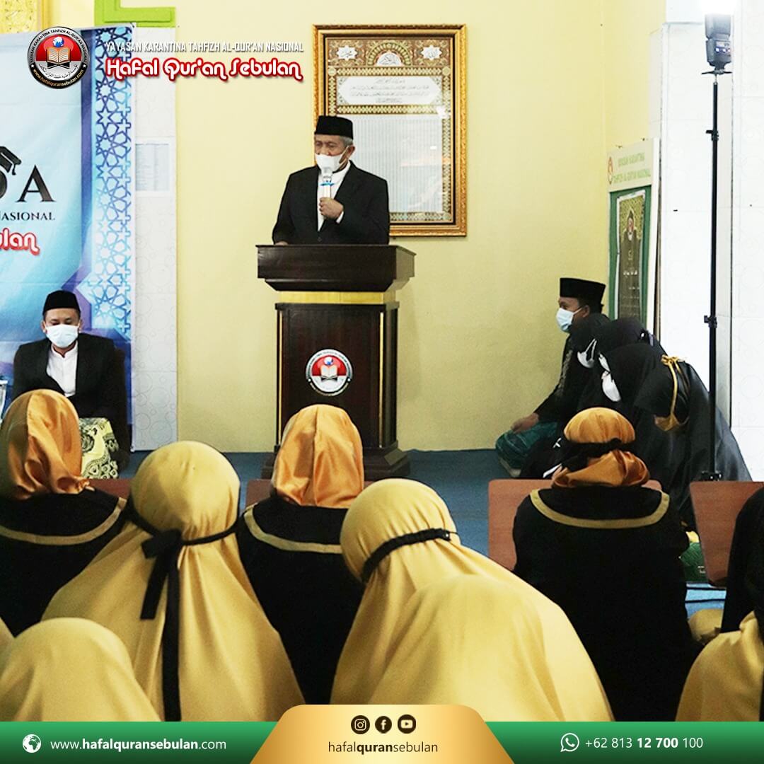 Penasihat Yayasan Karantina Tahfizh Al-Quran Nasional - DR. Ahsin Sakho Muhammad, MA, Al-Hafizh wisuda karantina tahfizh alquran nasional