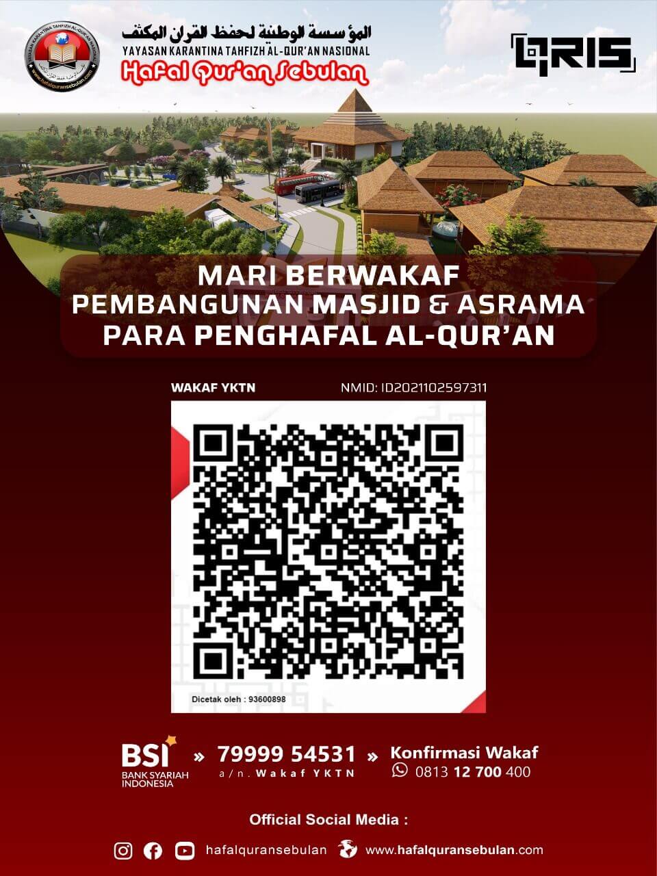 Wakaf Karantina Tahfizh Al-Quran Nasional