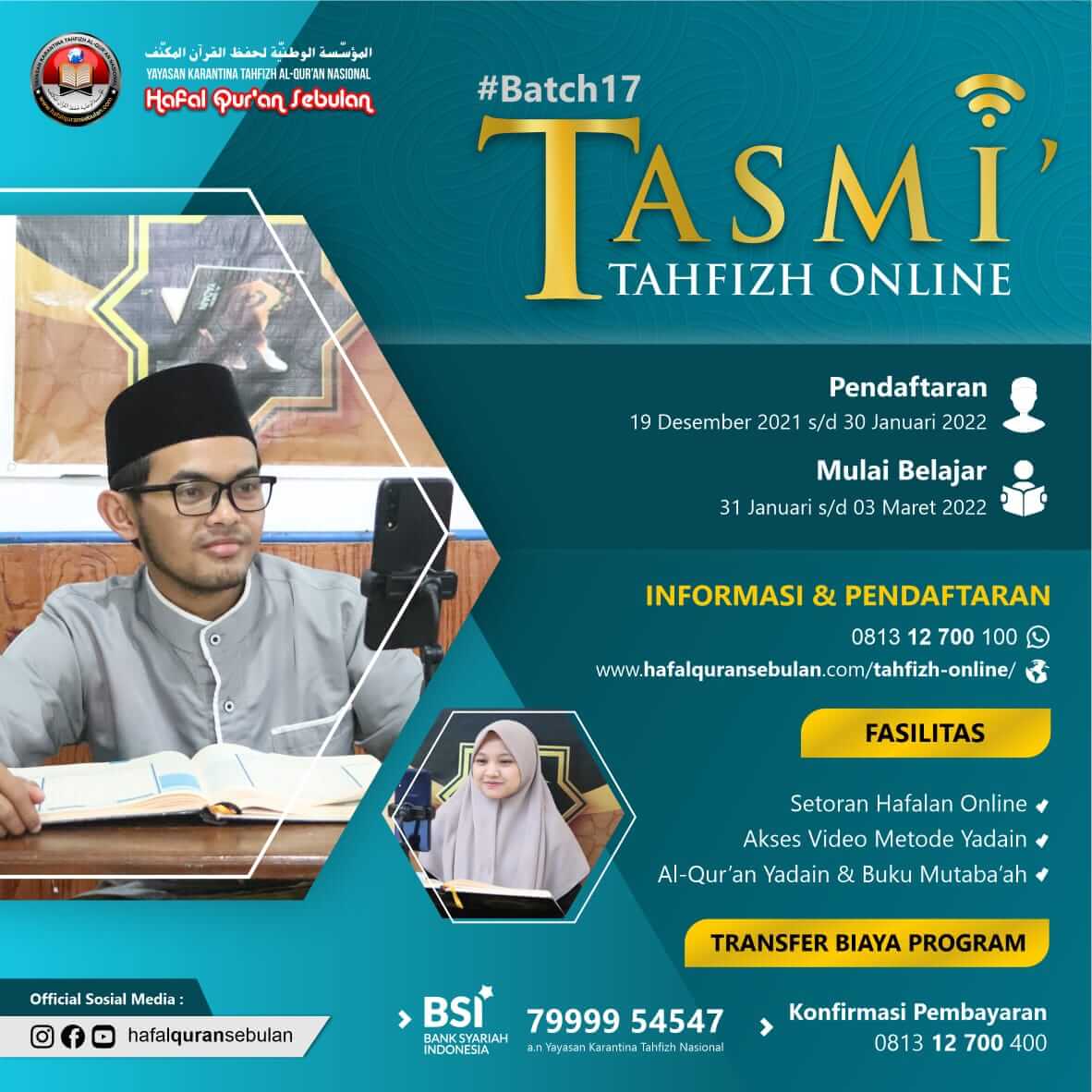Tahfizh Online 2022 - Karantina Tahfizh Al-Quran Nasional