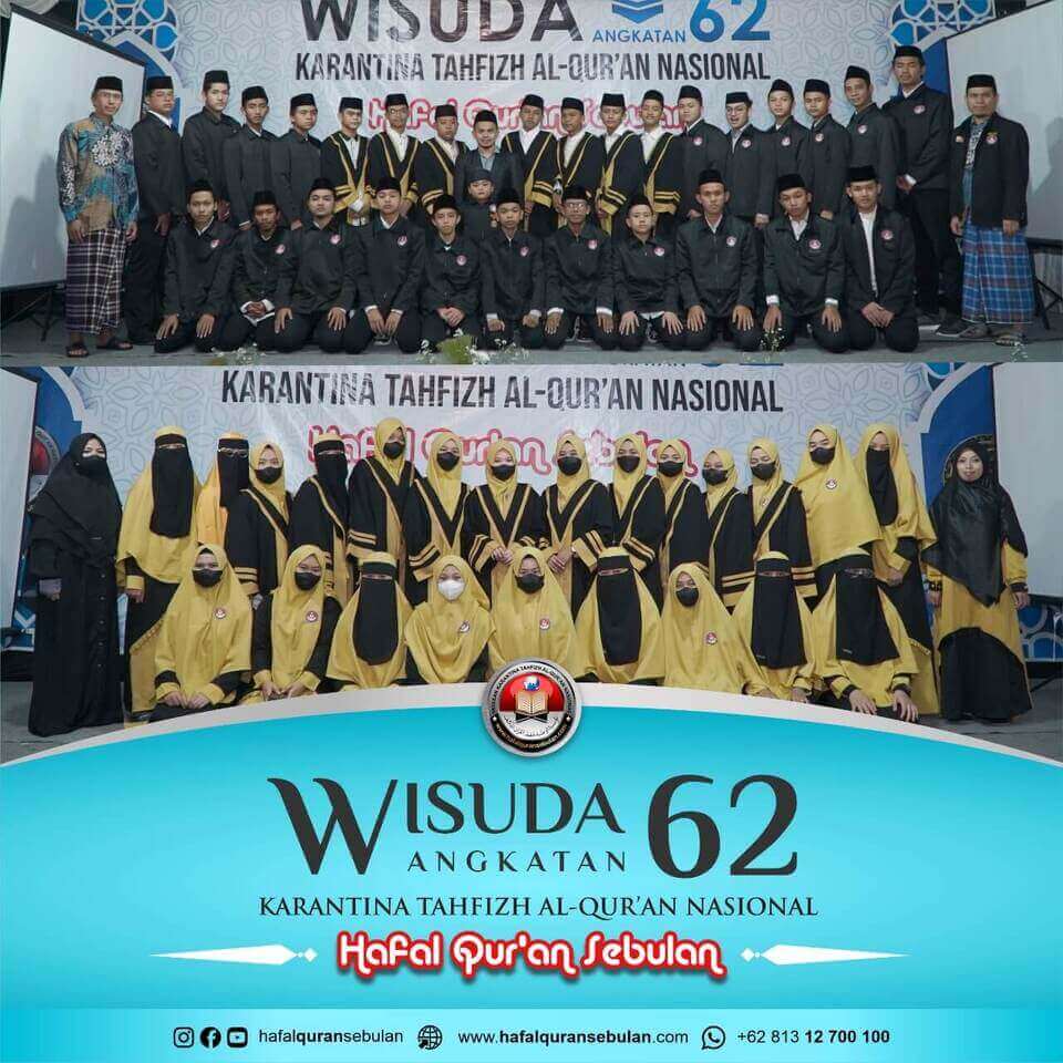 hafalquransebulan.com Wisuda angkatan ke-56 Wisuda Karantina Tahfizh Al-Quran Nasional Angkatan ke-62