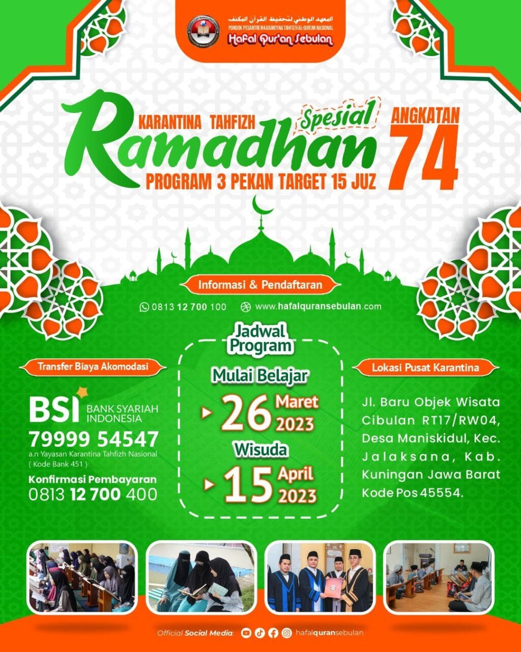 Program Karantina Tahfizh Ramadhan