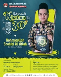 Peserta Karantina Tahfizh Online - Khatam 30 Juz 1hafalquransebulancom