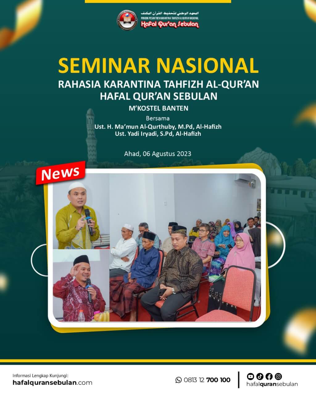 Seminar Nasional (1) - Hafal Quran Sebulan