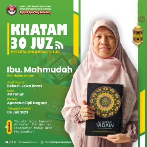 Khatam 30 Juz - Ibu Mahmudah