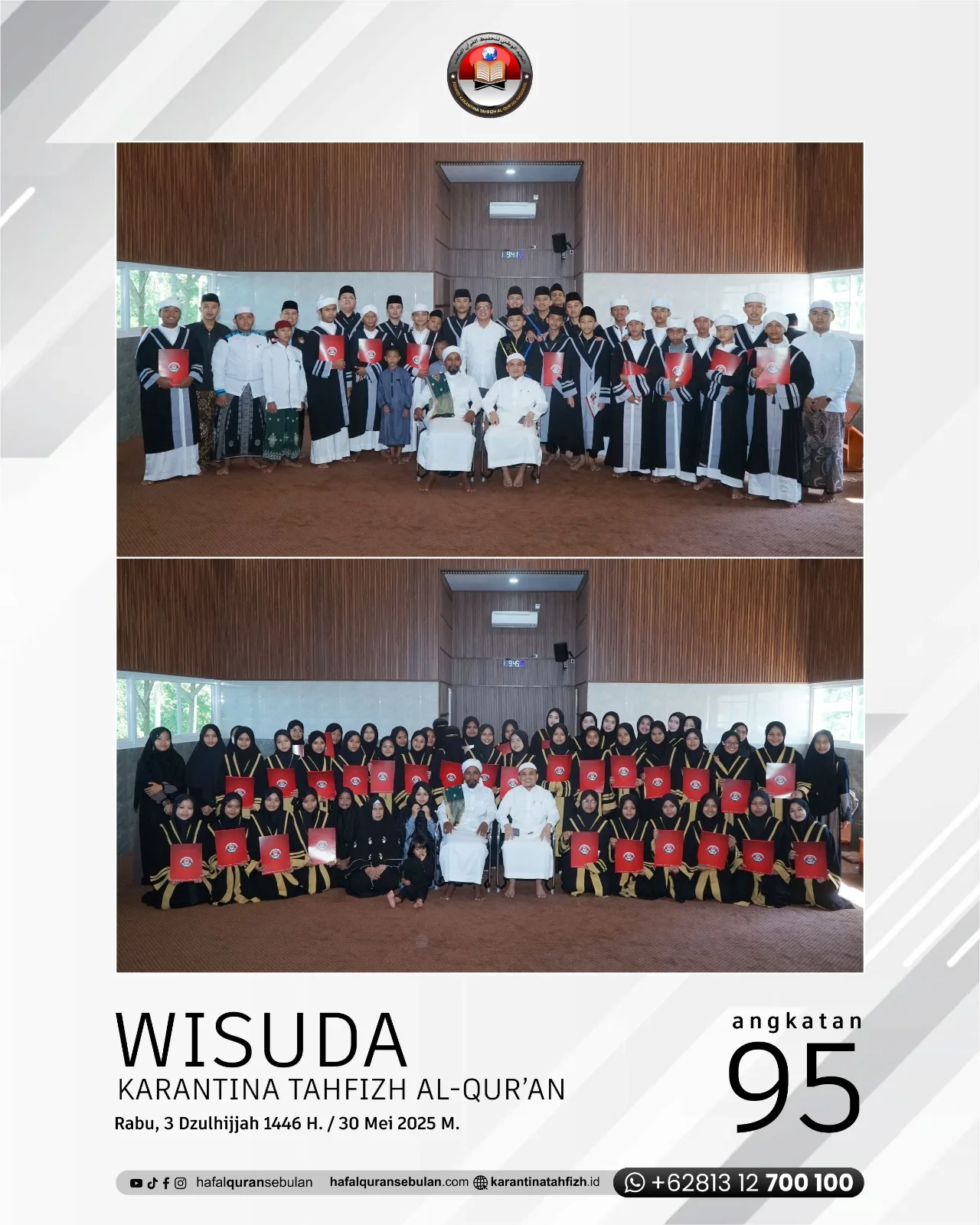 Graduation 77wisuda karantina tahfizh angkatan ke-77 - hafalquransebulan.com Wisuda Karantina Tahfizh Al-Qur'an Nasional Angkatan 9