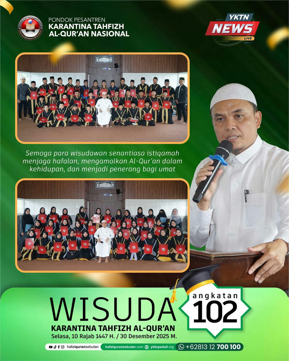 wisuda Karantina tahfizh Alquran nasional - hafalquransebulan (1)